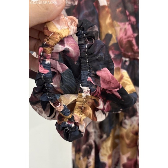 Torrid Multicolor Tie Front Maxi Kimono - Size 2 - Picture 4 of 6